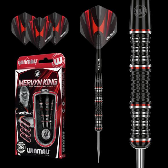 Mervyn King 26 Gram Dartpijlen
