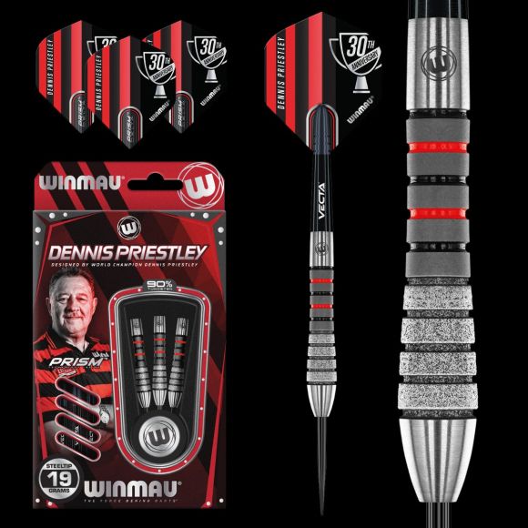 Dennis Priestley Diamond 3-Zero 19 Gram Dartpijlen