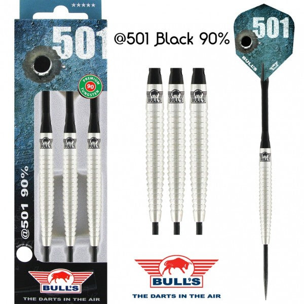 BULL's 501 90% Black 22g Dartpijlen