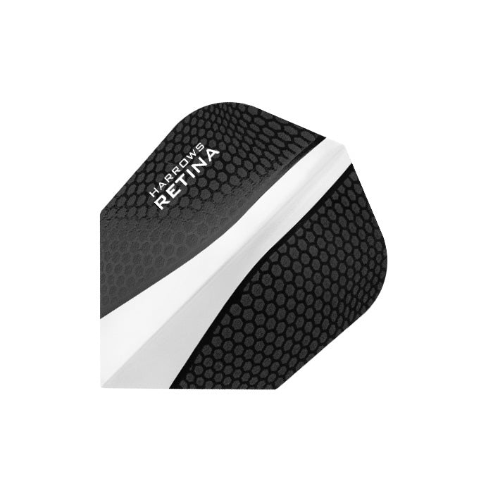 Harrows Retina HD Central Display Tough Outer Laminate Black/White Dart Flights