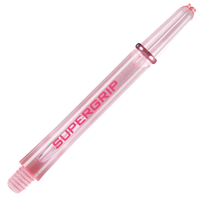 Harrows Midi Supergrip Amazing flight grip Pink Dart Shafts