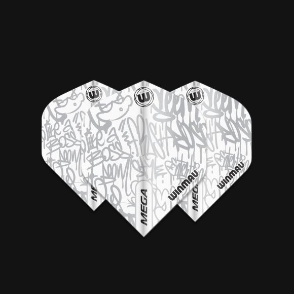 Mega Standard White Dart Flights