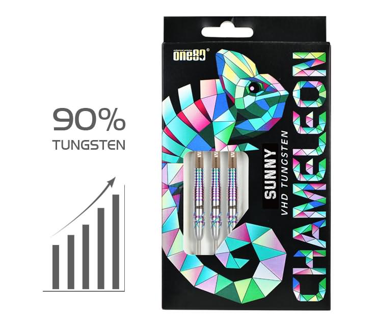 One80 Chameleon Sunny 22g Dartpijlen