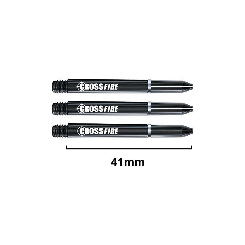Black Crossfire In Between Dart Shafts