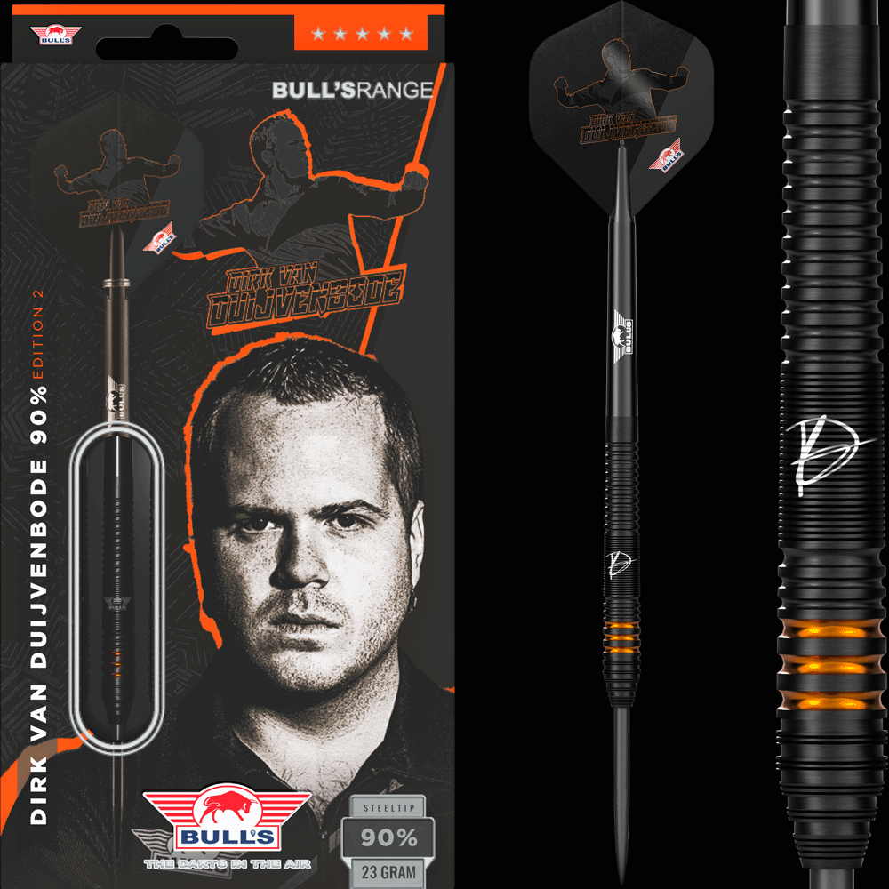 Dirk Van Duijvenbode E2 90% 23g Dartpijlen