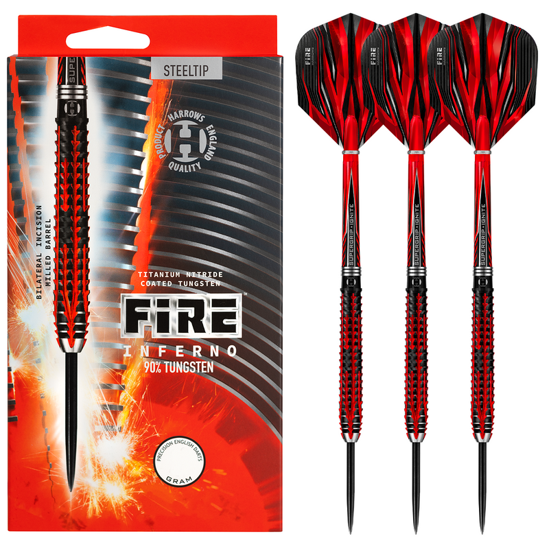 Harrows Fire Inferno 90% 24g Dartpijlen