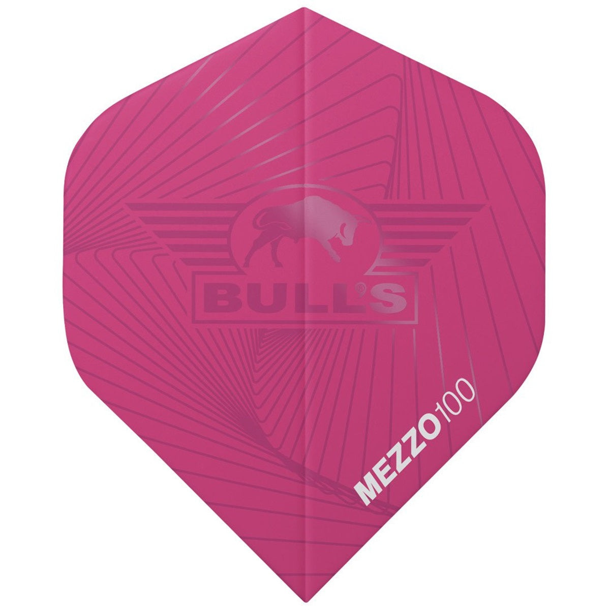 BULL's Mezzo 100 Pink Dart Flights