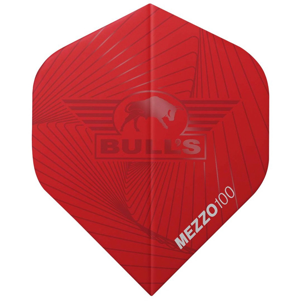 BULL's 5 Pack Mezzo 100 Red Dart Flights