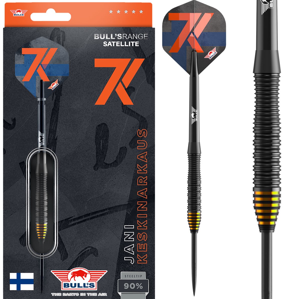 Jani Keskinarkaus 90% Steeldarts 26g Dartpijlen