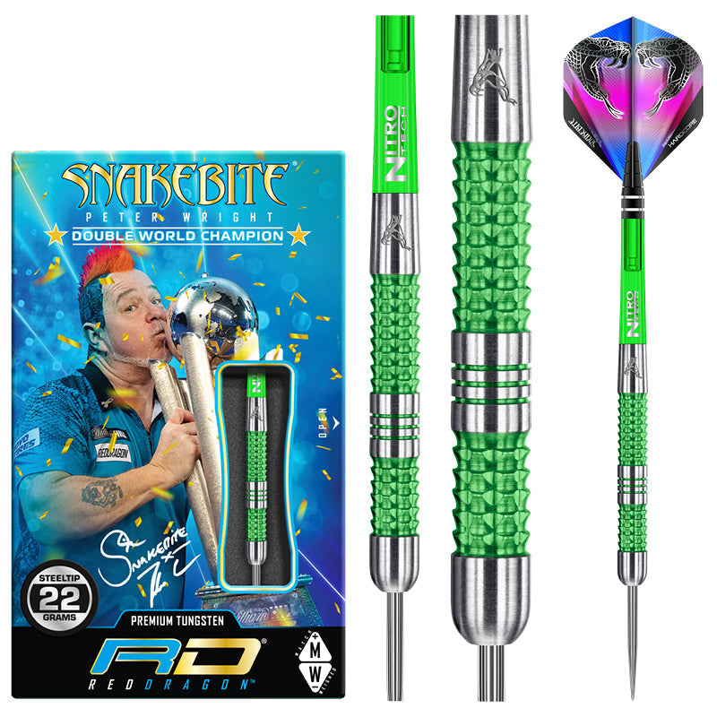 Peter Wright Snakebite Mamba 22g Dartpijlen