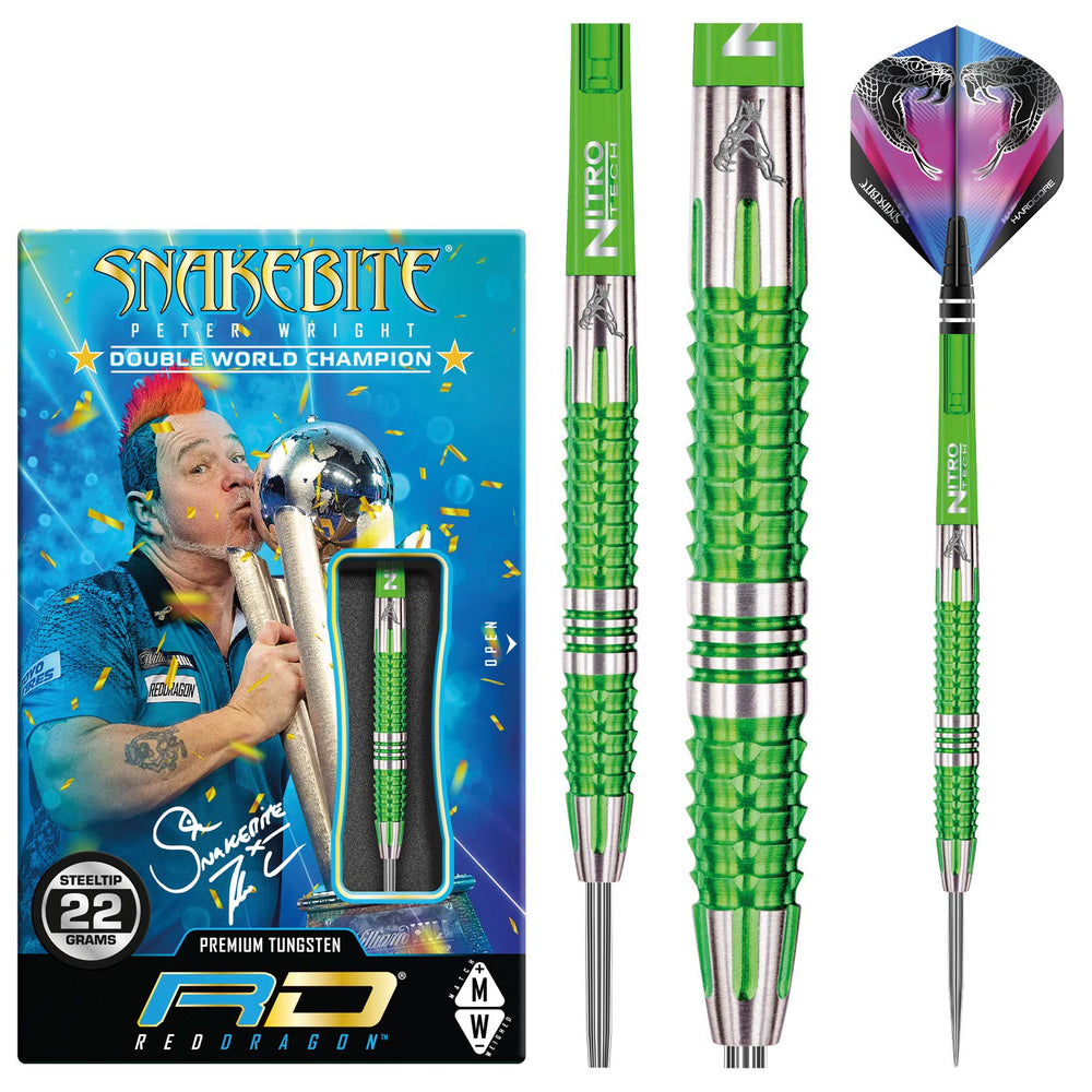 Peter Wright Snakebite Mamba 2 22g Dartpijlen