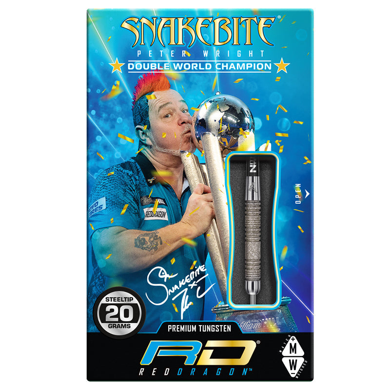 Peter Wright Snakebite Euro 11 20g Dartpijlen