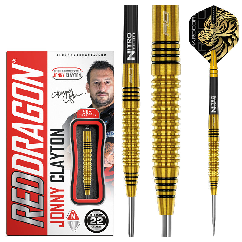 Jonny Clayton Gold 22g Dartpijlen