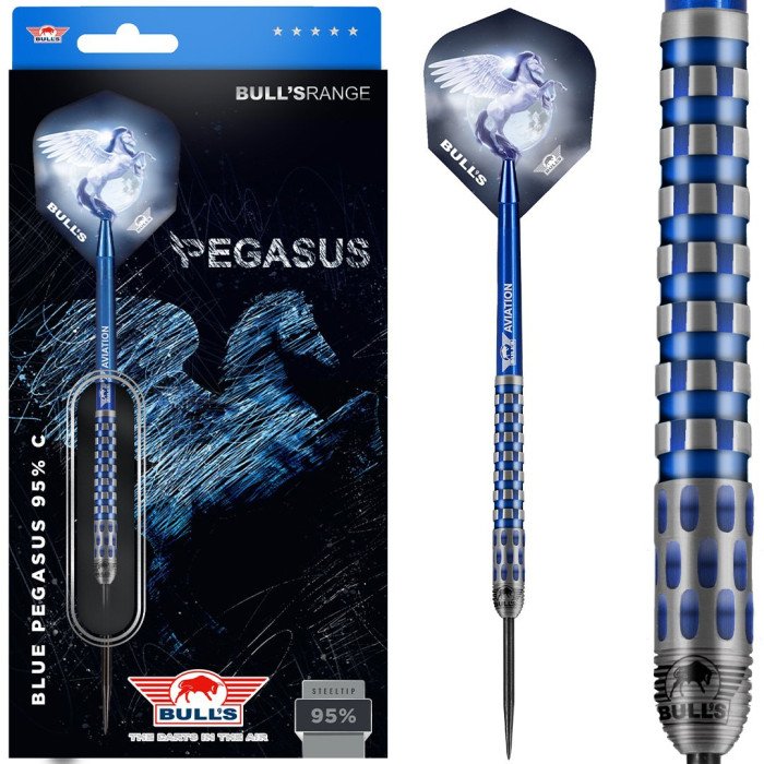 BULL's Pegasus Bleu 95% C 24g Dartpijlen