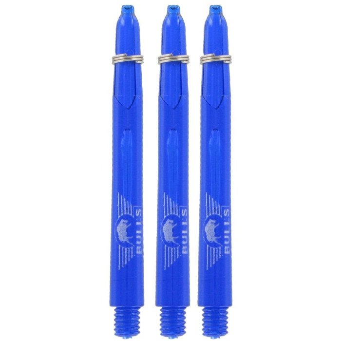 BULL's Glowhite + ring Short Blue Dart Shafts
