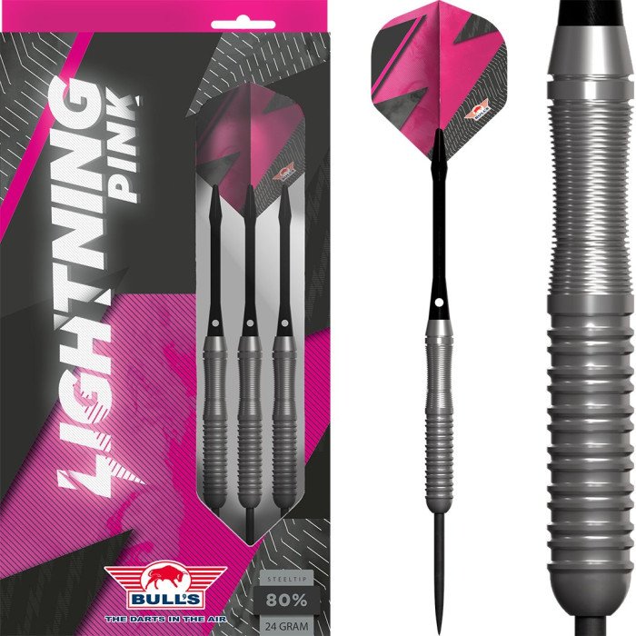 BULL's Virus Lightning 26g Pink Dartpijlen