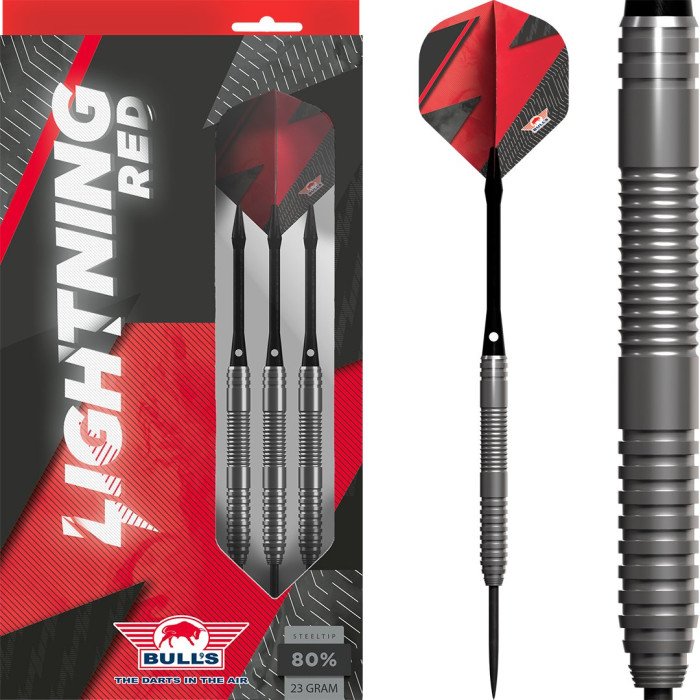 BULL's Virus Lightning 23g Red Dartpijlen
