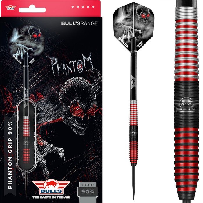 BULL's Phantom Grip 90 % 25g Dartpijlen