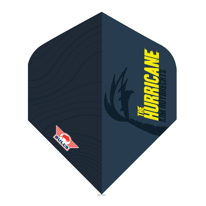 Kim Huybrechts The Hurricane blue No.2 Dart Flights