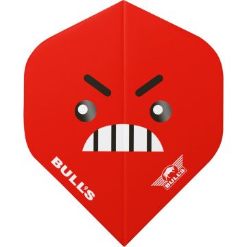 BULL's Powerflite Smiley Angry 100 STD Dart Flights