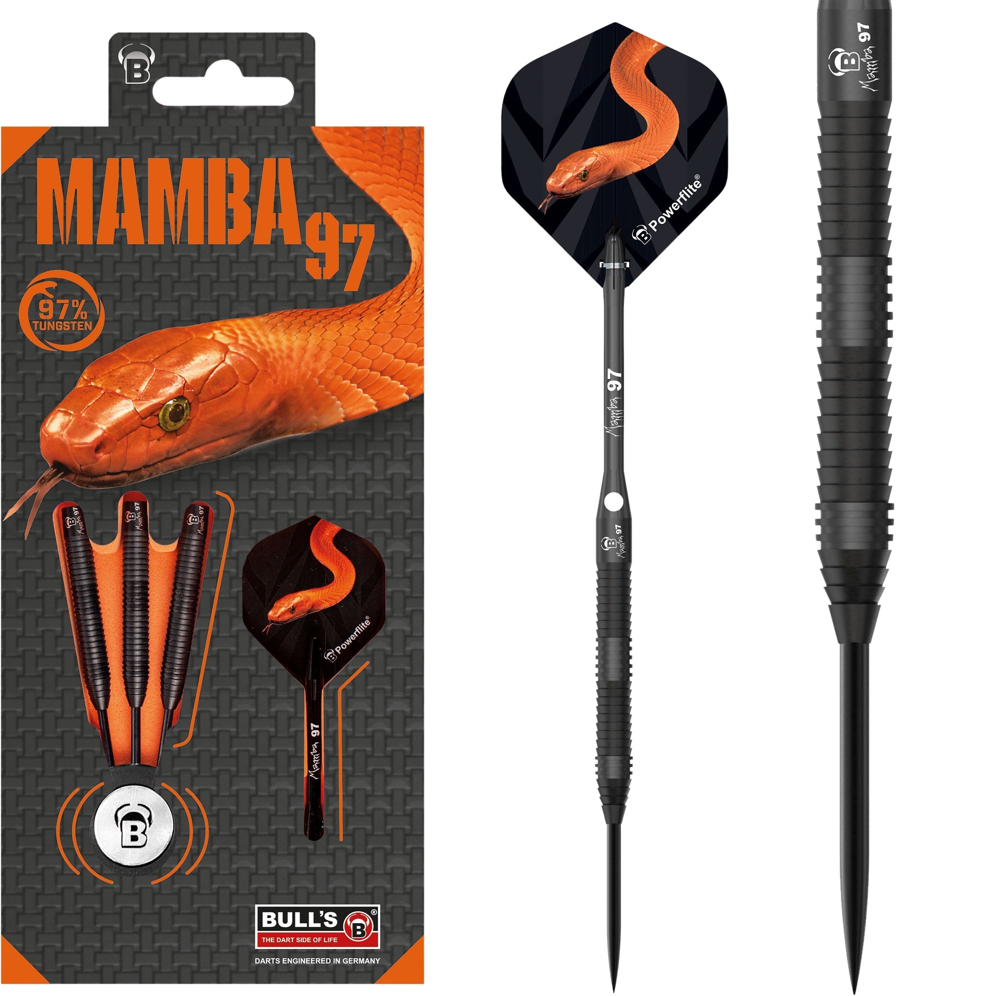 BULL's Mamba M5 97 22g Dartpijlen