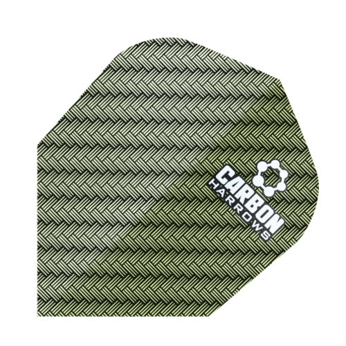 Harrows Carbon Green Dart Flights