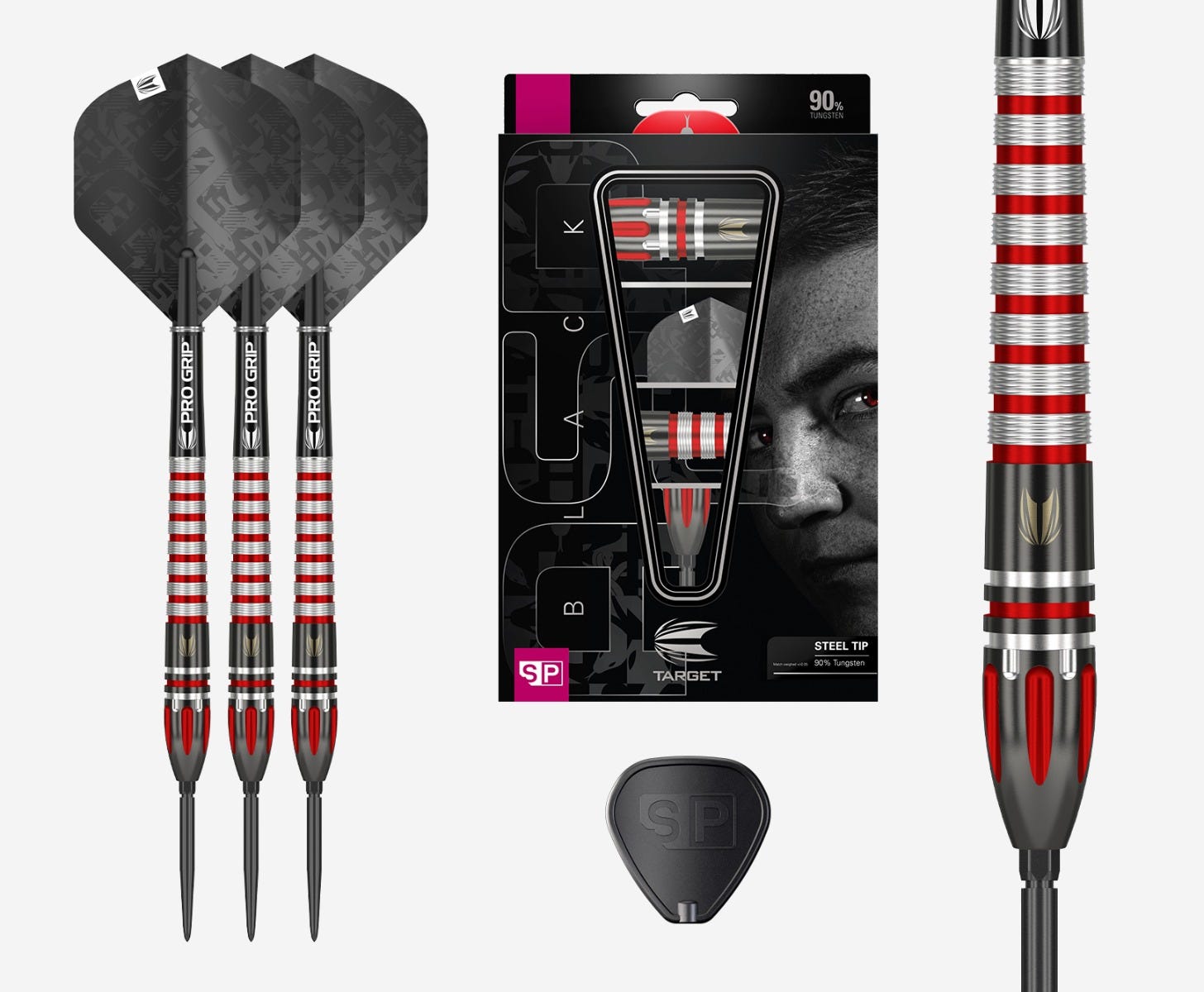Nathan Aspinall 90% BLACK 24 Gram Dartpijlen