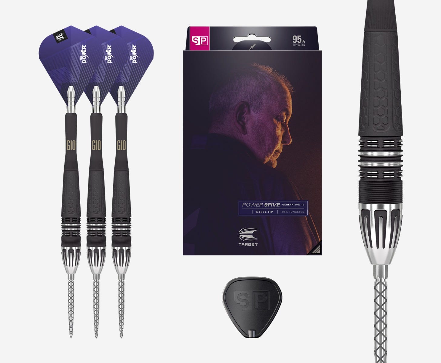 Target Power 9 Five 95% 22 Gram Dartpijlen