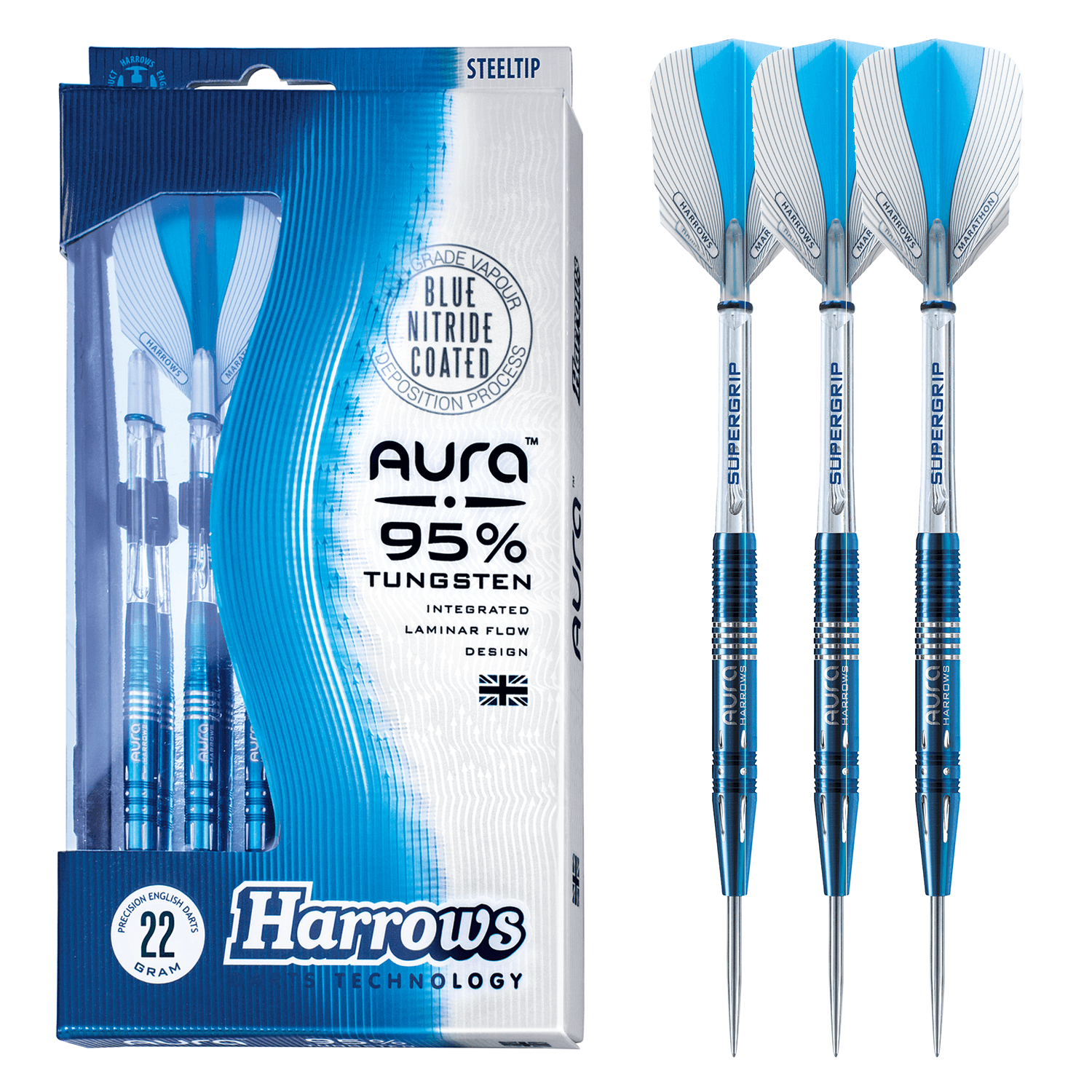Harrows Aura 95% 24g Dartpijlen