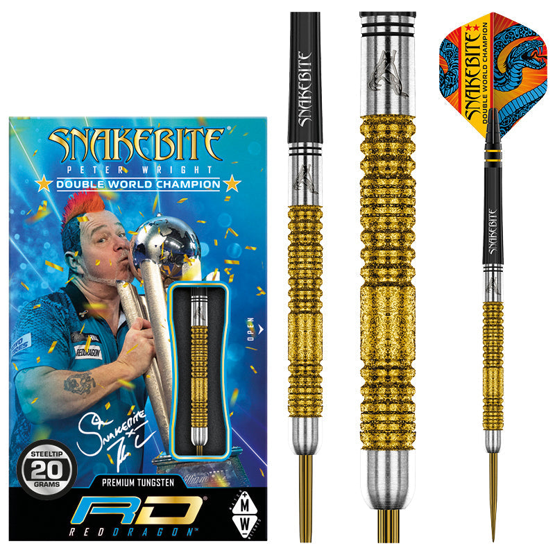 Peter Wright Double wc se Gold 20g Dartpijlen