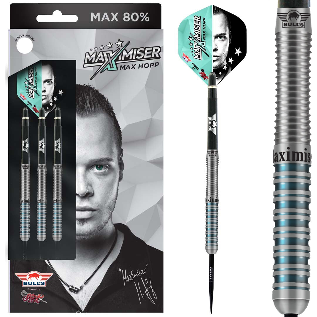 Max Hopp 80% Steel 22g Dartpijlen