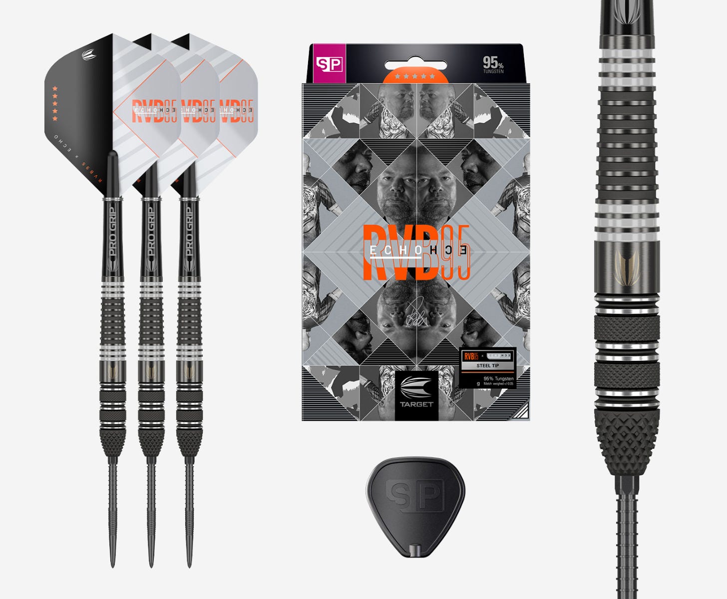 Raymond Van Barneveld 95% ECHO 21 Gram Dartpijlen