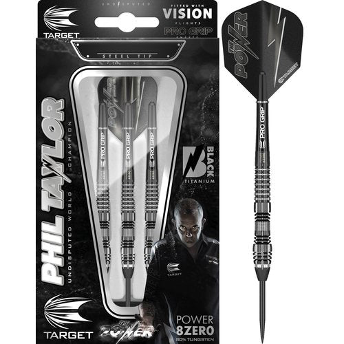Phil Taylor Power 80% 8 Zero 23 Gram Dartpijlen
