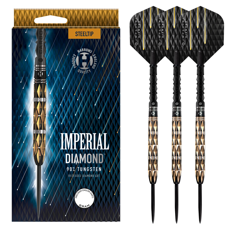 Harrows Imperial Diamond 90% 22g Dartpijlen