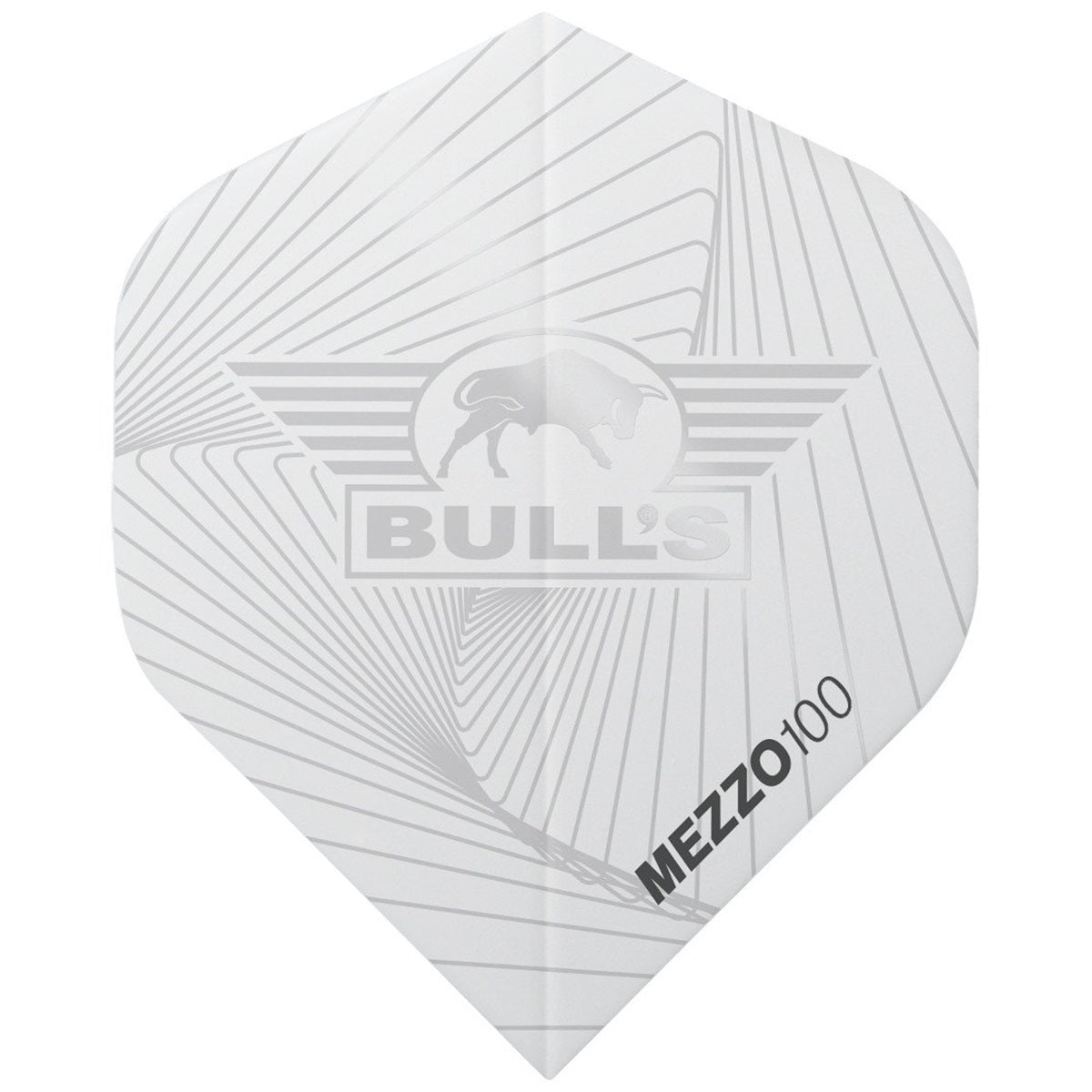 BULL's Mezzo 100 White Dart Flights