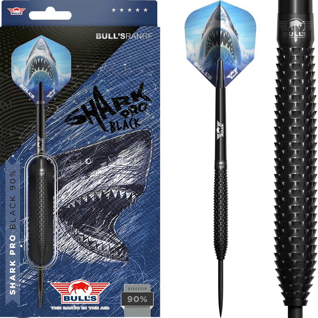 Shark Pro Black 90% 23g Steel Dartpijlen