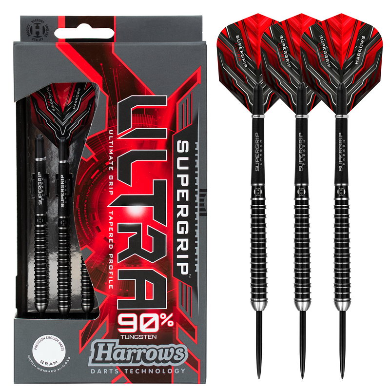 Harrows Super Grip Ultra 90% 25g Dartpijlen