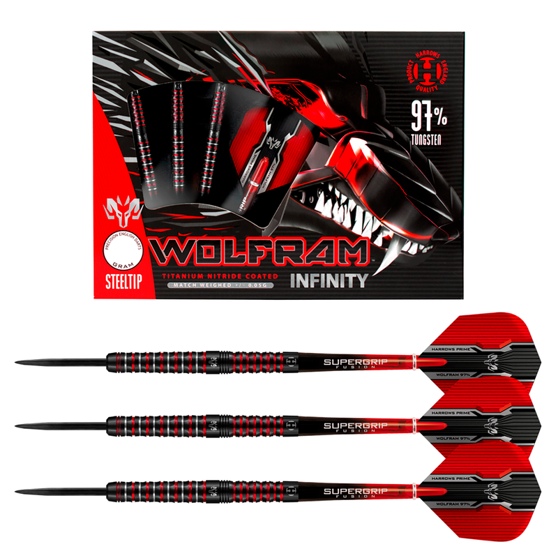 Harrows Wolfram 97% 22g Dartpijlen