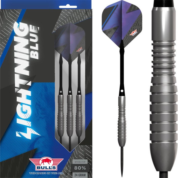 BULL's Virus Lightning 22g Blue Dartpijlen