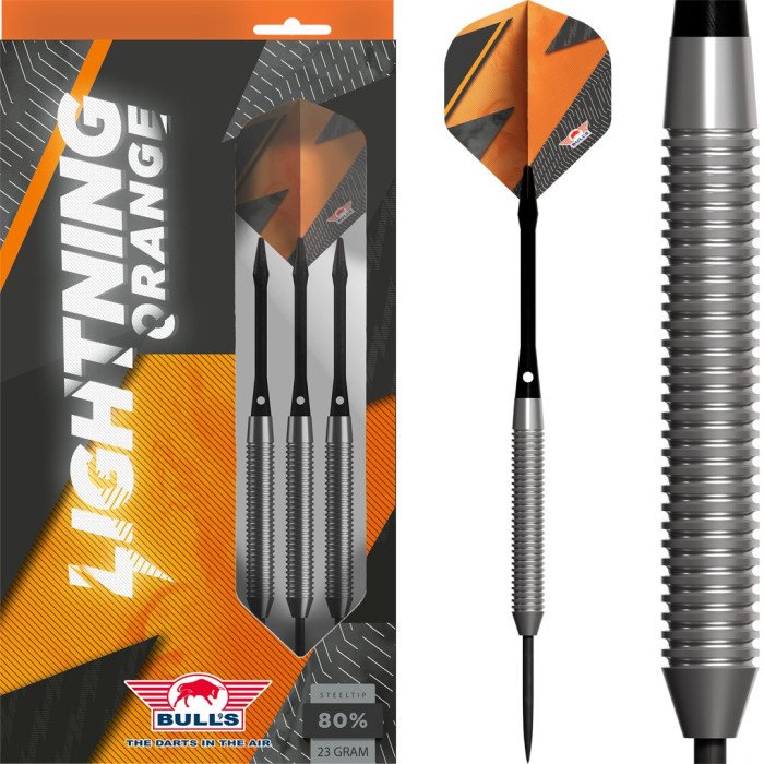 BULL's Virus Lightning 25g Orange Dartpijlen