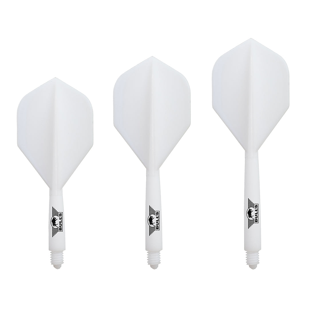 BULL's Union Flight System Short White Dart Shafts